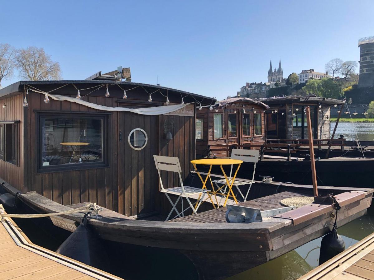 Logement Insolite La Toue Cabanee Centre Ville 昂热 外观 照片